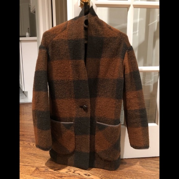 Wilfred Free plaid coat - Picture 3 of 4